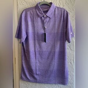 Michael Rouen Purple Men's Performance Polo Shirt (NWT)